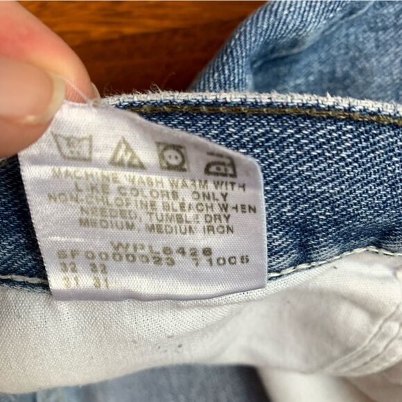 Lee Relaxed Fit Straight Leg Jeans Men’s 31x31 Light Wash Vintage Y2K Denim - Picture 8 of 9